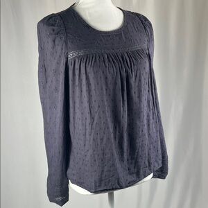 Elegant Women's Purple/Gray Top